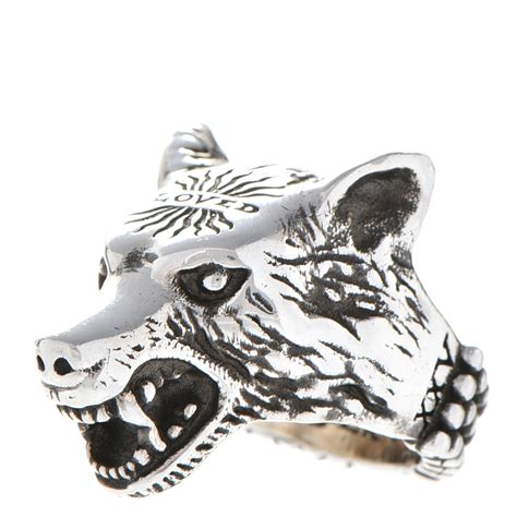 gucci anger forest wolf ring